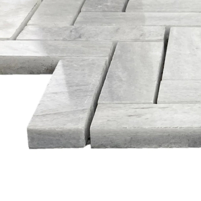 Solto White Marble - Mesh Mosaic Tile Collection 5