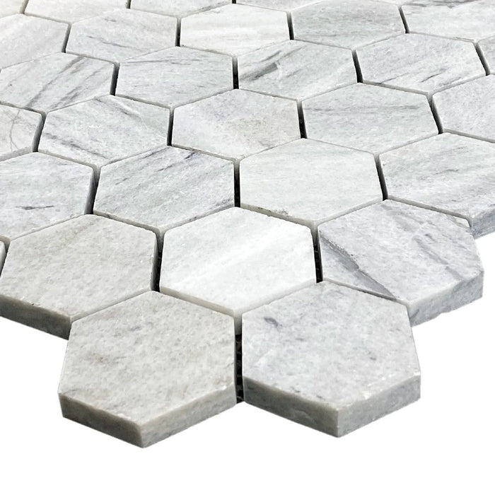Solto White Marble - Mesh Mosaic Tile Collection 2