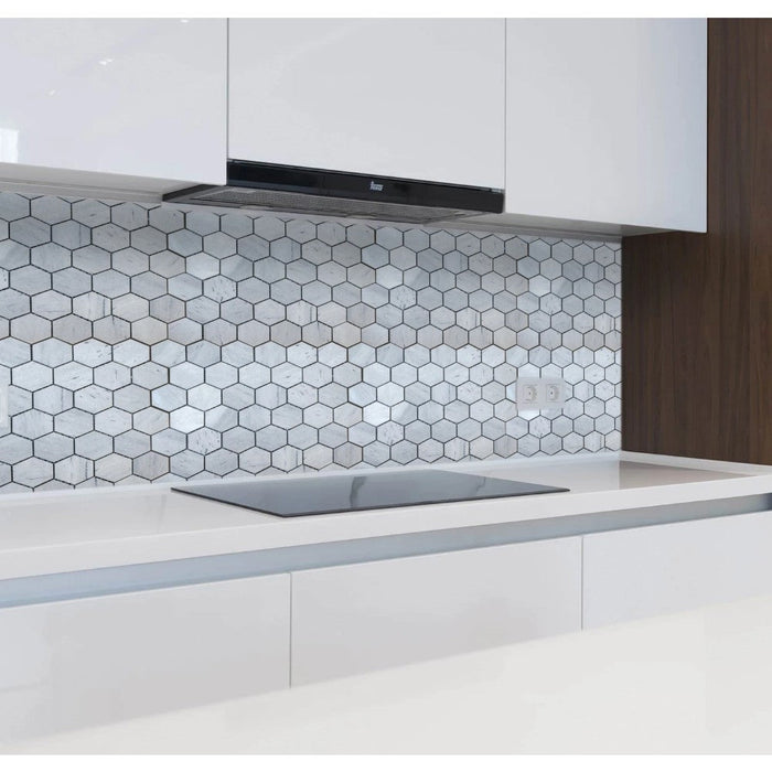 Solto White Marble - Mesh Mosaic Tile Collection 4