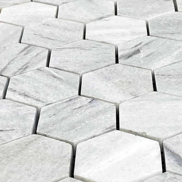 Solto White Marble - Mesh Mosaic Tile Collection 3