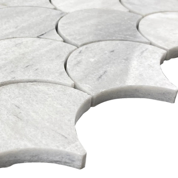 Solto White Marble - Mesh Mosaic Tile Collection 2