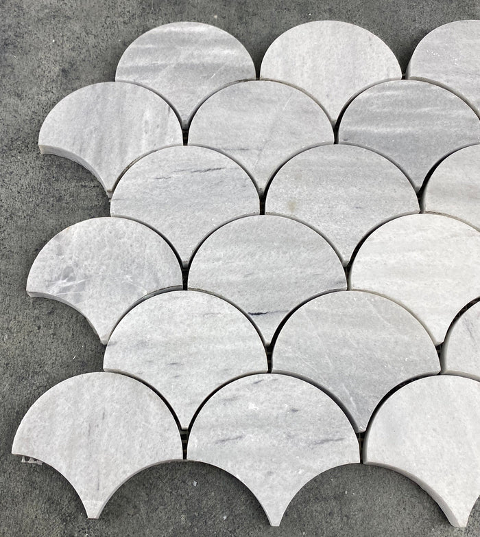 Solto White Marble - Mesh Mosaic Tile Collection 4