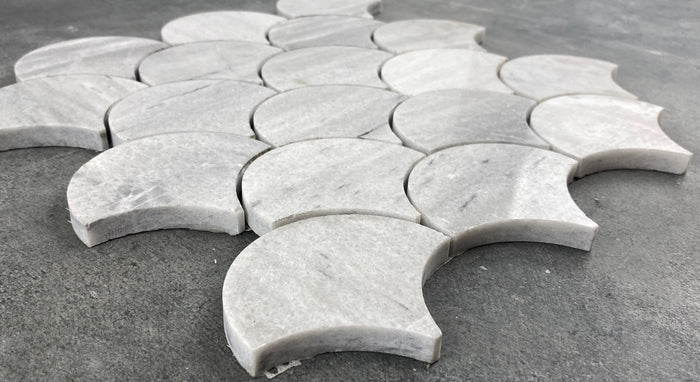 Solto White Marble - Mesh Mosaic Tile Collection 5