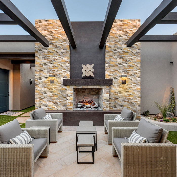 Natural Travertine Ledger Panel Collection 5