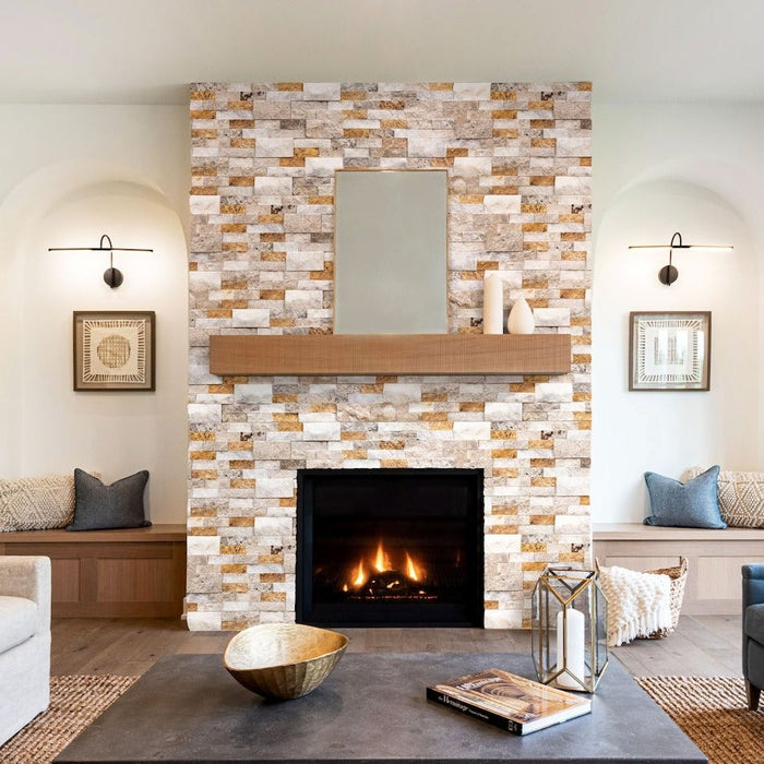 Natural Travertine Ledger Panel Collection 5