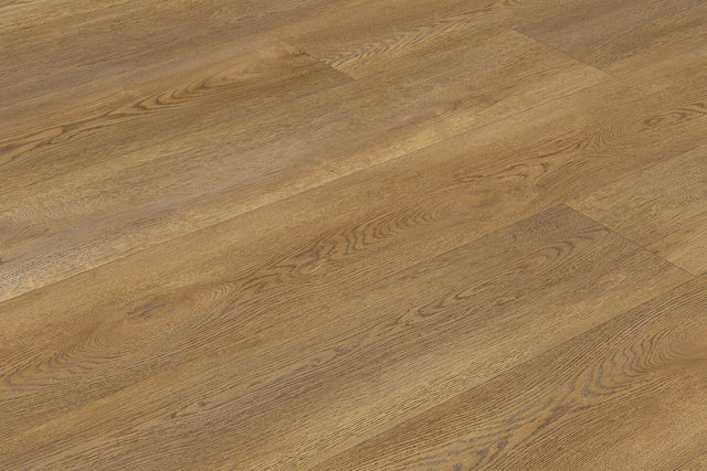 XL Peak Waterproof 5.5mm Rigid Core Luxury Vinyl Plank Flooring in Quill — installed