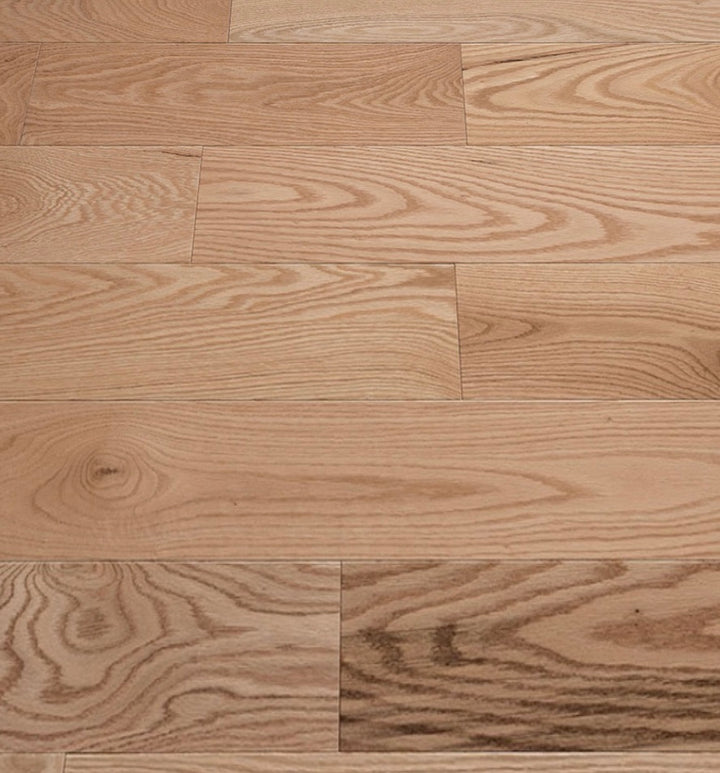 Canadian Red Oak Solid Hardwood Flooring Collection — Raw Oak