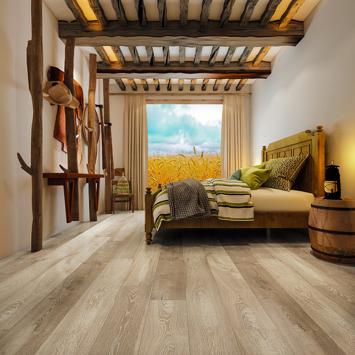 Audere Collection Engineered European Oak Hardwood — Rich Ecru