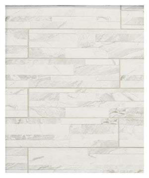Gioia 3D Bianco 6x24 Porcelain Wall Tile