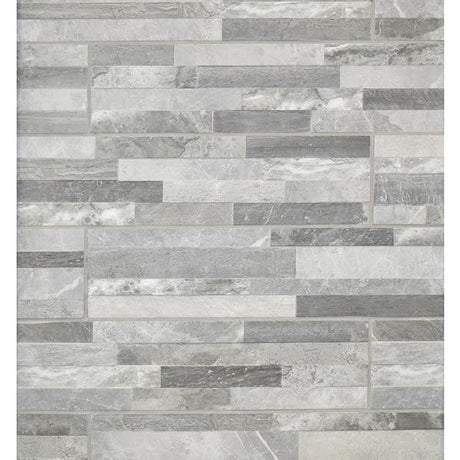 Tiffany 3D Grey 6x24 Ledger-Look Wall Tile