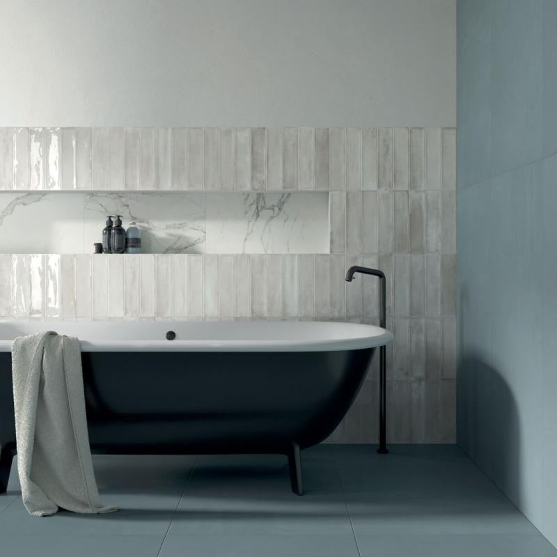 Living White 12x24 Porcelain Floor Tile