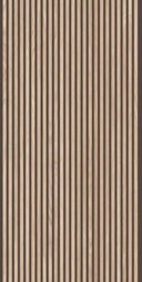 Canne 3D Ecru Black 24x48 Relief Porcelain Wall Tile