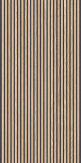 Canne 3D Ecru Black 24x48 Relief Porcelain Wall Tile