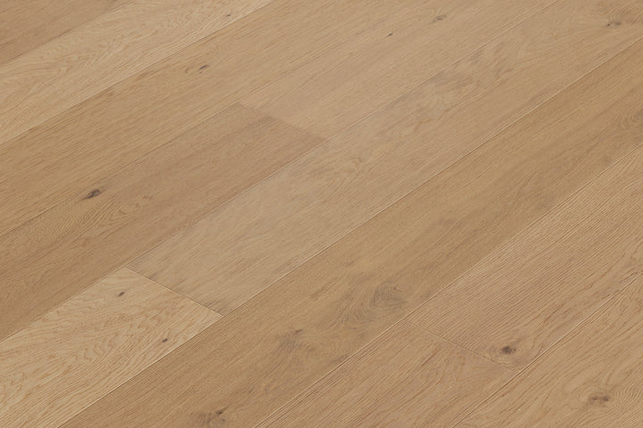 Nordic Plank 9.5in White Oak Engineered Hardwood Collection — Tundra Wheat