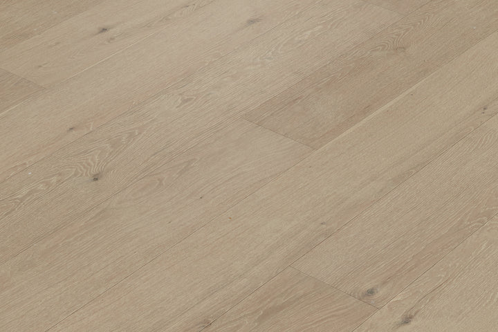 Nordic Plank 9.5in White Oak Engineered Hardwood Collection — Birch Frost