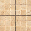 Classic Travertine 2x2 Tumbled Mosaic Tile 12x12