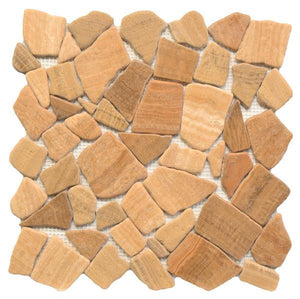 Marmol Wood Vein Marble Mosaic Tile 12x12 Sheet