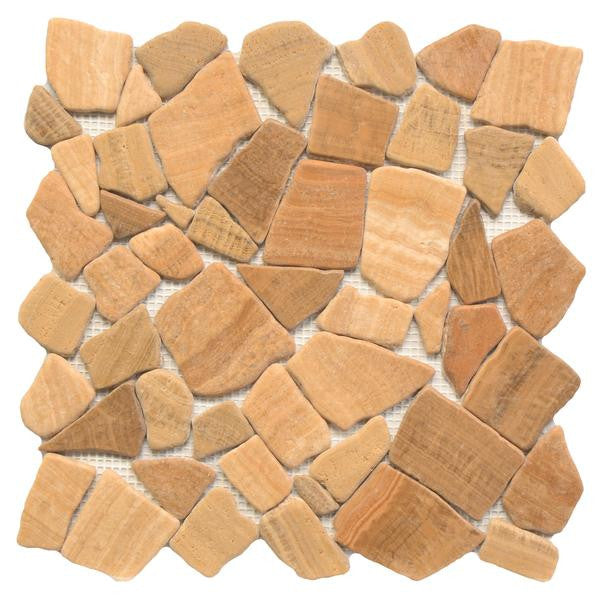 Marmol Wood Vein Marble Mosaic Tile 12x12 Sheet 2