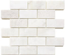 Pearl White Marble 2x4 Polished Mosaic Tile 12x12