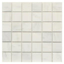 Statuary Carrara White 2x2 Polished Marble Mosaic Tile