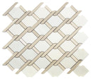 Timber Grey and Carrara Marble Mosaic Tile 11x13 Sheet