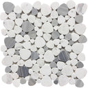 Marmol Huron Grey Marble Mosaic Tile 12x12 Sheet