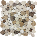 Marmol Huron Emperador Mix Marble Mosaic Tile 12x12 Sheet