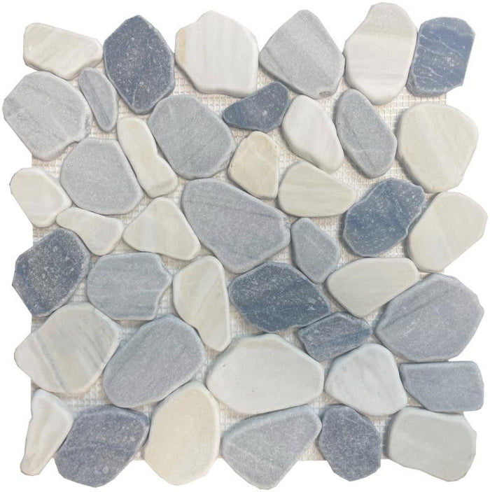 Beachwave Natural Pebble Stone Mosaic Tile 12x12 Sheet 1
