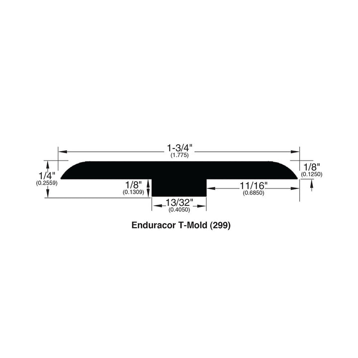 Vinyl Moldings - Affluent - Hill — T-Molding