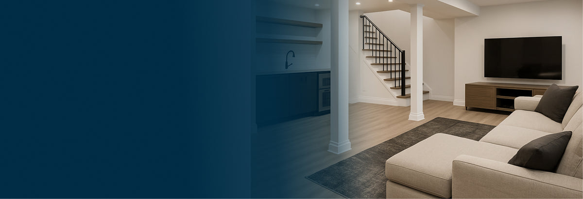 Start your basement
on solid ground.