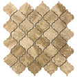 Casablanca patara travertine mosaic on 12x12 mesh sku hspatcmoshf