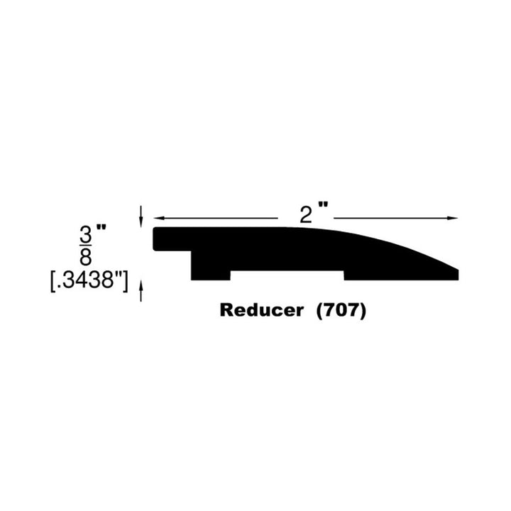 Engineered Hardwood Moldings - Advantage - Cortes — Flush Reducer