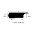 Engineered artisanbrushedoak fer 15273121 molding overlapstairnose dimension web