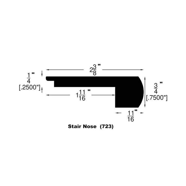 Engineered Hardwood Moldings - Celestial - Aries — Flush Stair Nose