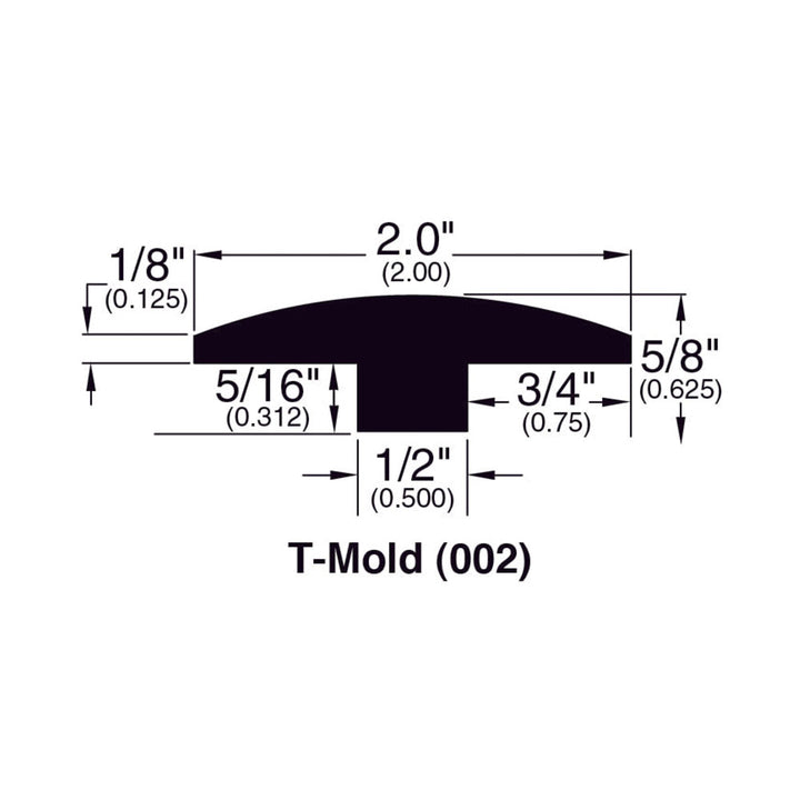 Engineered Hardwood Moldings - Helios - Rio — T-Molding
