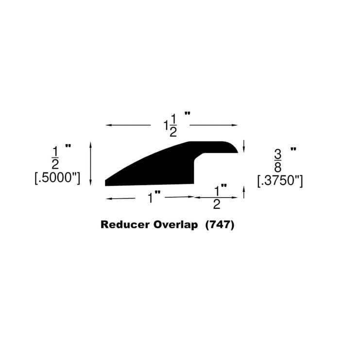 Engineered Hardwood Moldings - 3/8 Locking White Oak - Russet 1