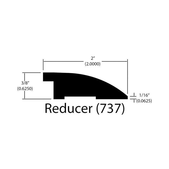 Engineered Hardwood Moldings - 9 1/2" Oak Wide Plank - Inspired — Flush Reducer