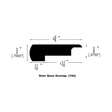 Engineered phoenix frenchroasted 15273081 molding overlapstairnose dimension web