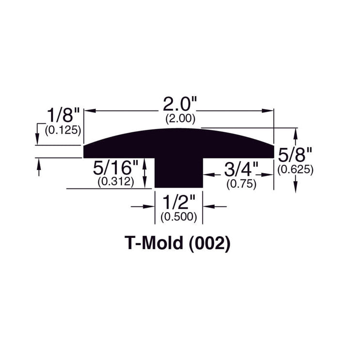 Engineered Hardwood Moldings - Solis European Oak - Sandy Blond — T-Molding