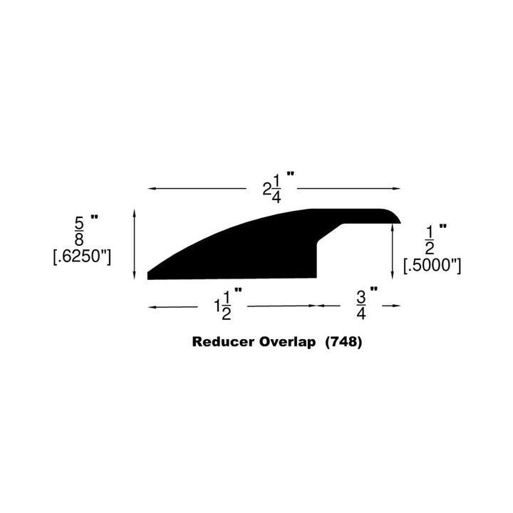Engineered Hardwood Moldings - Solis European Oak - Yellow Dahlia — Overlap Reducer