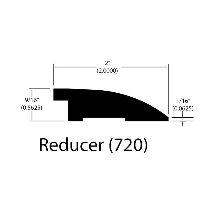 Engineered Hardwood Moldings - Southport - Rich Roast — Flush Reducer