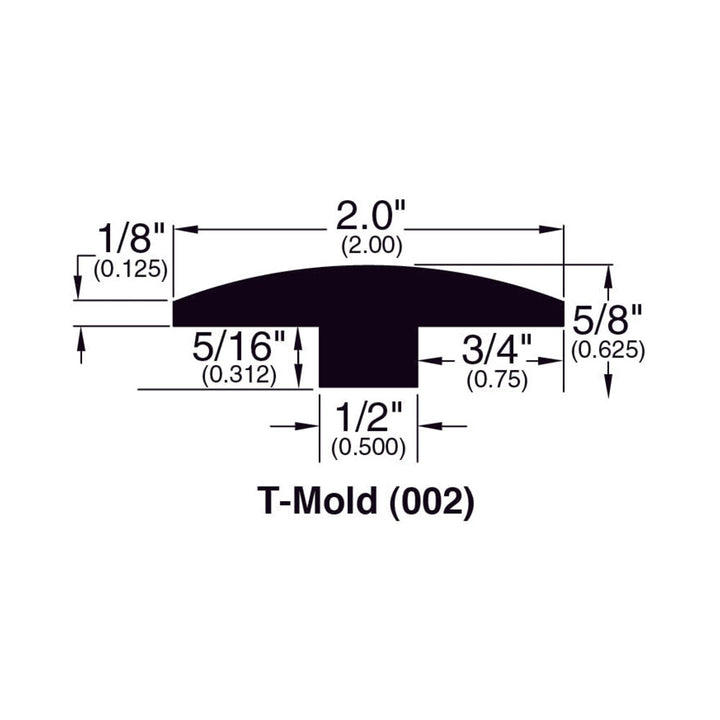 Engineered Hardwood Moldings - Varuna Waterproof - Appalachian — T-Molding