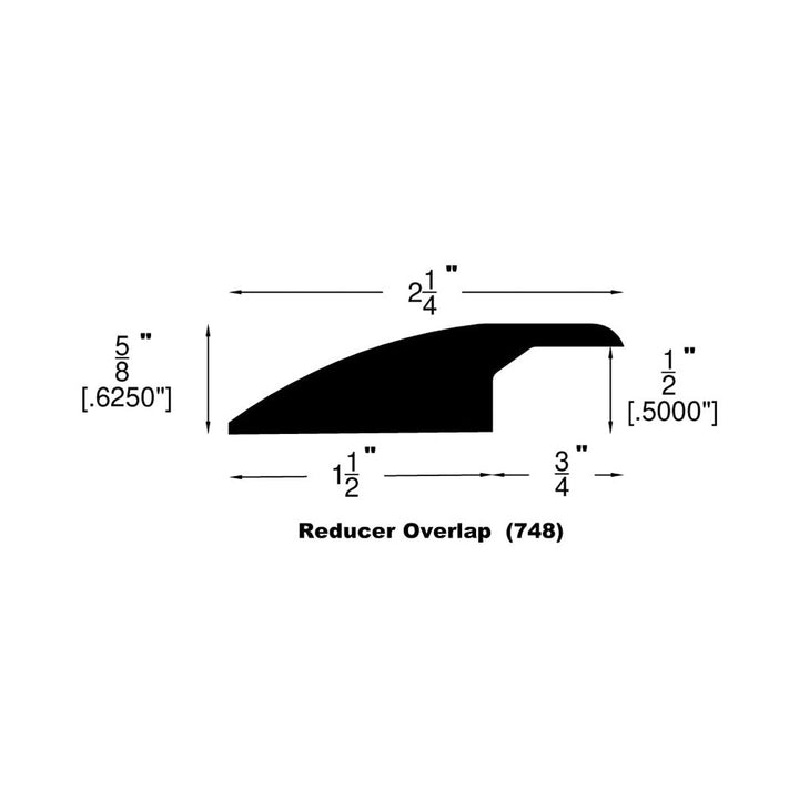 Engineered Hardwood Moldings - Westport - Seashore — Overlap Reducer
