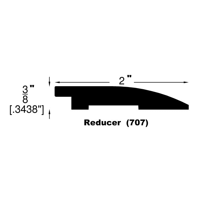 Engineered Hardwood Moldings - Kitsilano - Locarno — Reducer