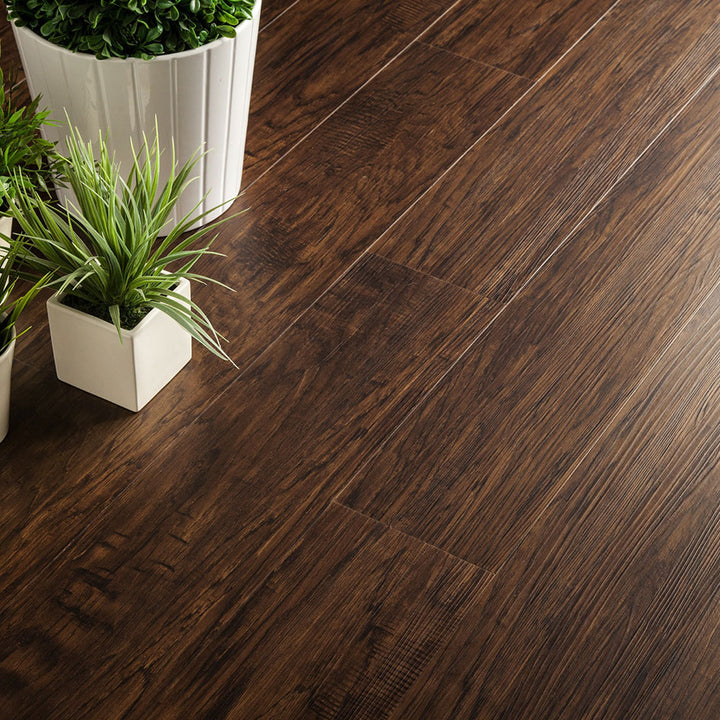 Metro Collection 6.5mm Rigid Core Click Lock Vinyl Flooring — Metro Brown