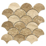 Patara - Mesh Mosaic Tile Collection in Laguna Pattern - Honed and Filled