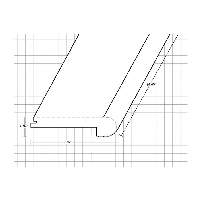 Laminate Moldings - Formosa Collection - Polar Champagne 1