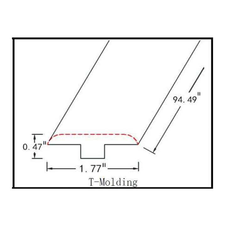 Laminate Moldings - Legendary Collection - Pitch Amber — T-Molding