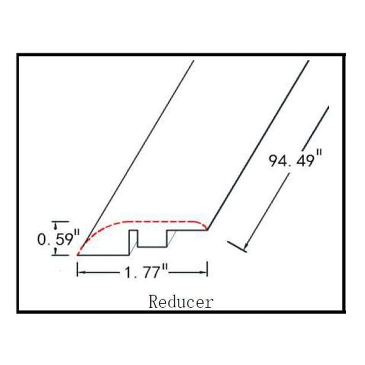Laminate Moldings - Legendary Collection - True Cognac — Reducer