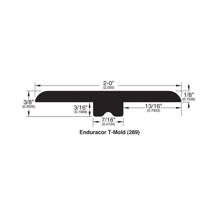 Laminate Moldings - Victoria - Light Roast — T Molding